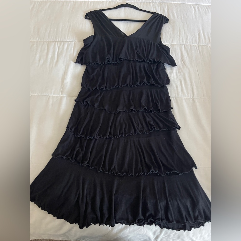 INC Elegant Black Ruffled Dress
XL